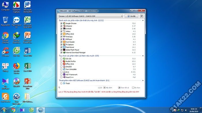 AIO Software 21AK22 - Install All Software With Just 1 Click