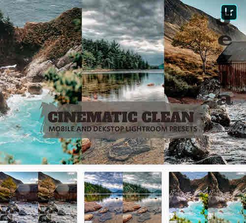 Cinematic Clean Lightroom Presets Dekstop Mobile - EMDARAX