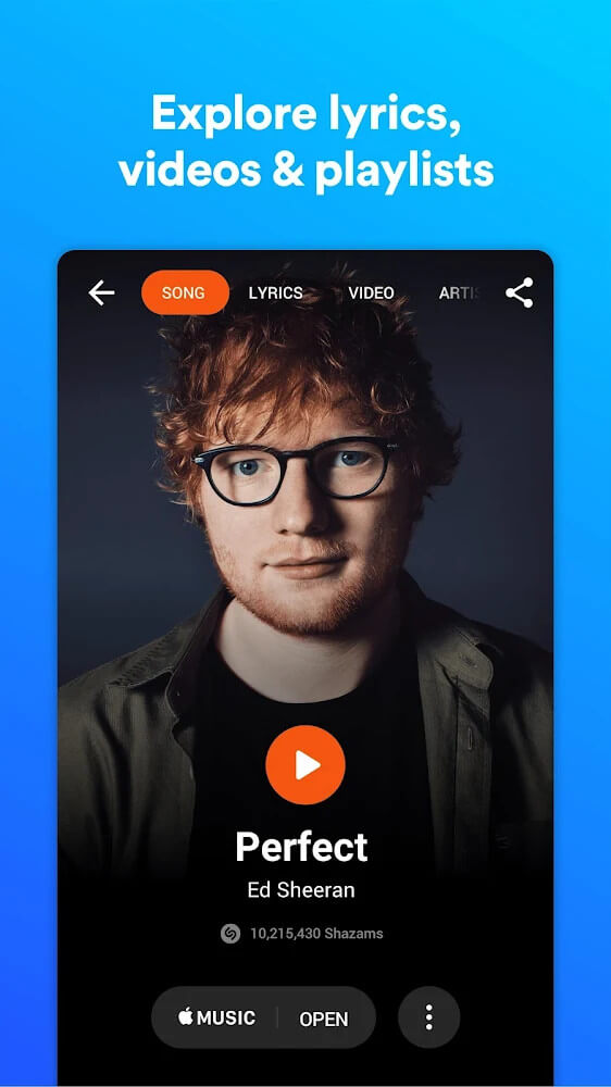 Shazam: Discover songs & lyrics in seconds