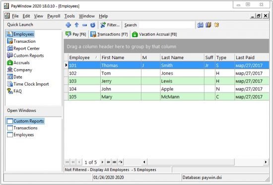 Zpay PayWindow Payroll System 2021 19.0.5