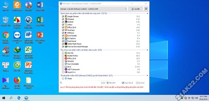 AIO Software 21AK22 - Install All Software With Just 1 Click