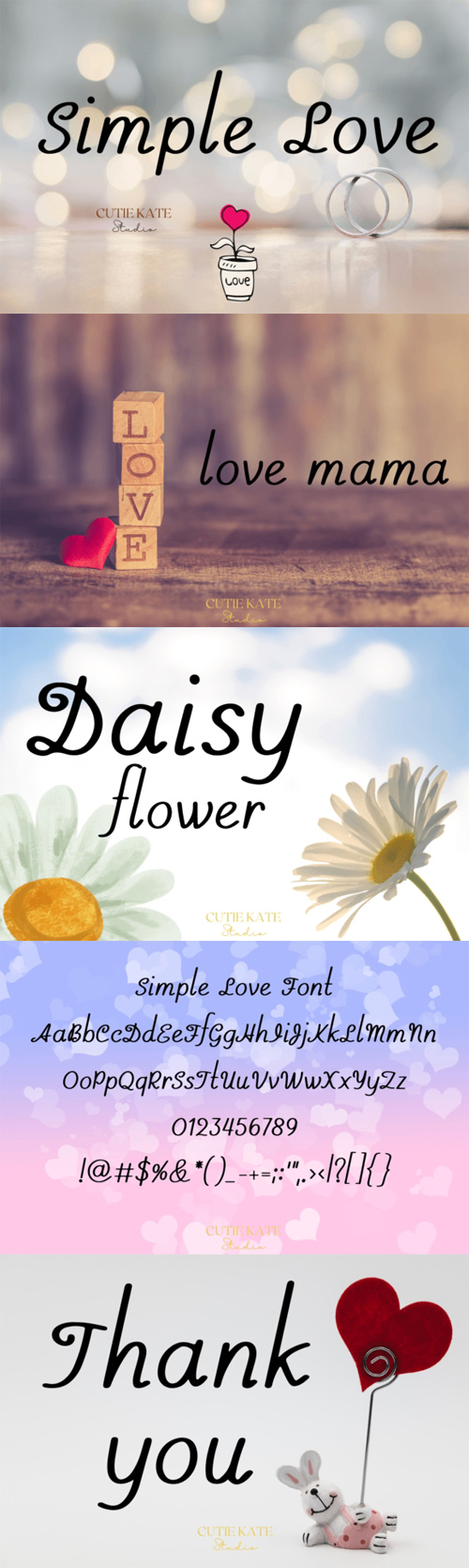 Simple Love Script Font