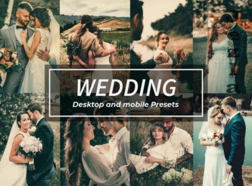 8 Green Vintage Wedding Lightroom Presets