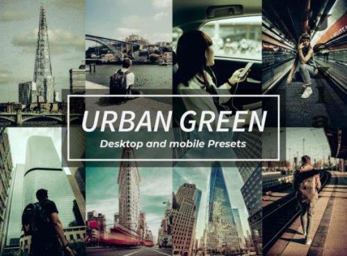 8 Urban Green Lightroom Presets