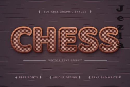 Dark Chess - Editable Text Effect - 13440049