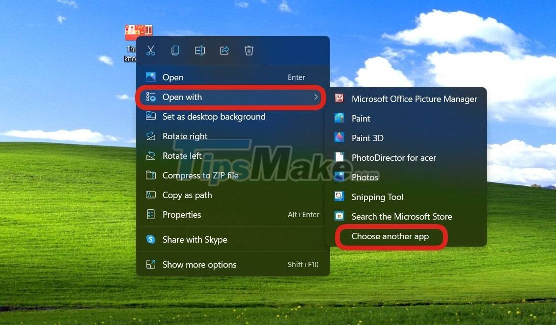 Picture 1 of How to fix Open with error on Windows