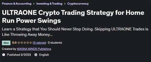 ULTRAONE Crypto Trading Strategy for Home Run Power Swings