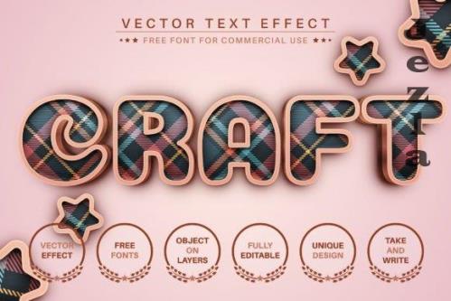 Tartan - Editable Text Effect - 13444736