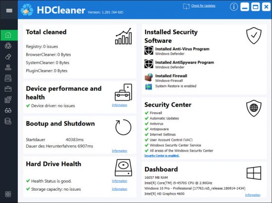 HDCleaner 2.046 Multilingual