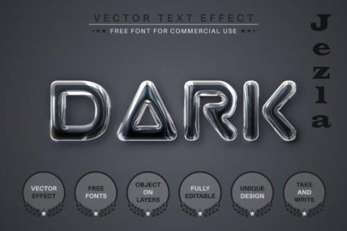 Dark Glass - Editable Text Effect - 13426369
