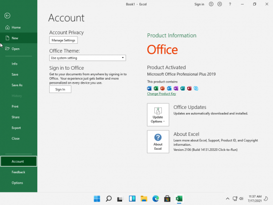 Windows 11 Pro/Enterprise Build 22000.71 (No TPM Required) With Office 2019 Pro Plus Preactivated July 2021